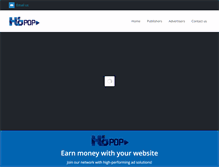 Tablet Screenshot of h2opop.com